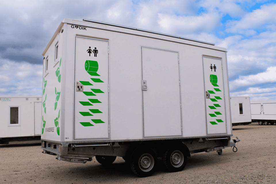 Vacuum toiletvogn med 4 toiletter - SOLAR - Vacuumtoiletter