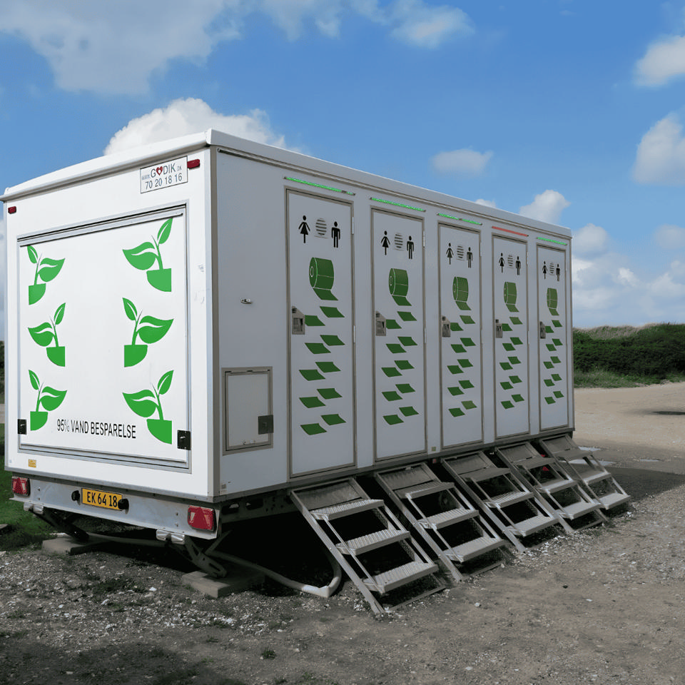 Vacuum toiletvogn med 10 toiletter - Vacuumtoiletter