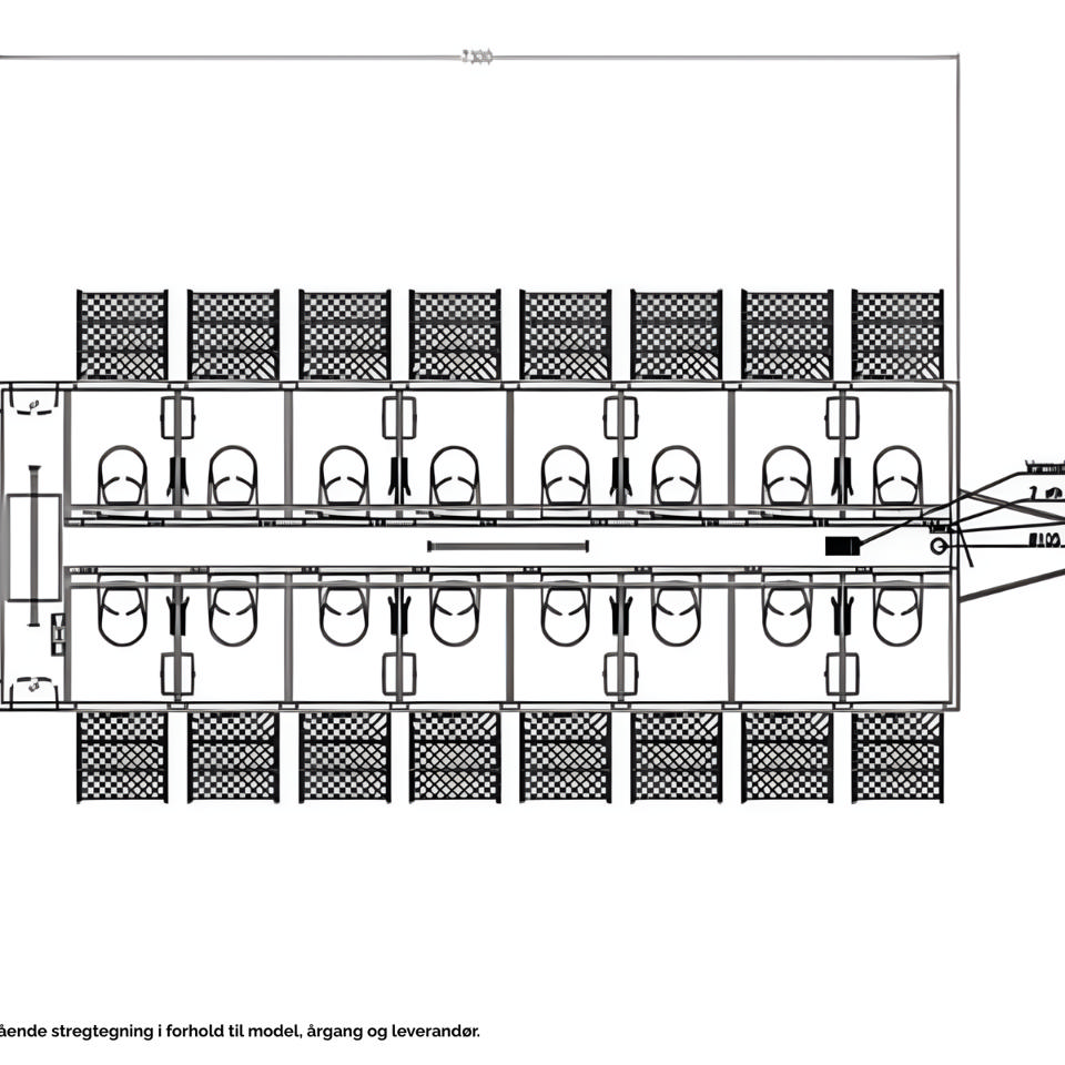Vacuum toiletvogn med 16 toiletter - Vacuumtoiletter