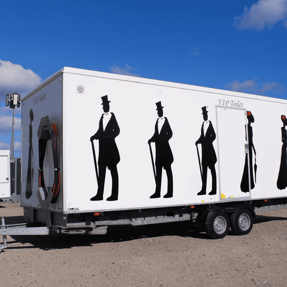 VIP vacuum toiletvogn med 6 toiletter (M/K) - Vacuumtoiletter