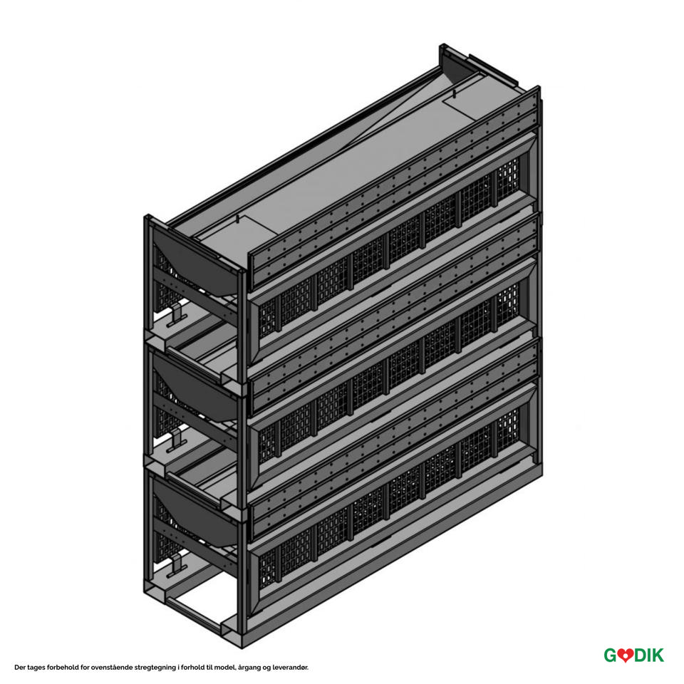 Urinalunit med afløbspumpe for 8 personer - Urinaler
