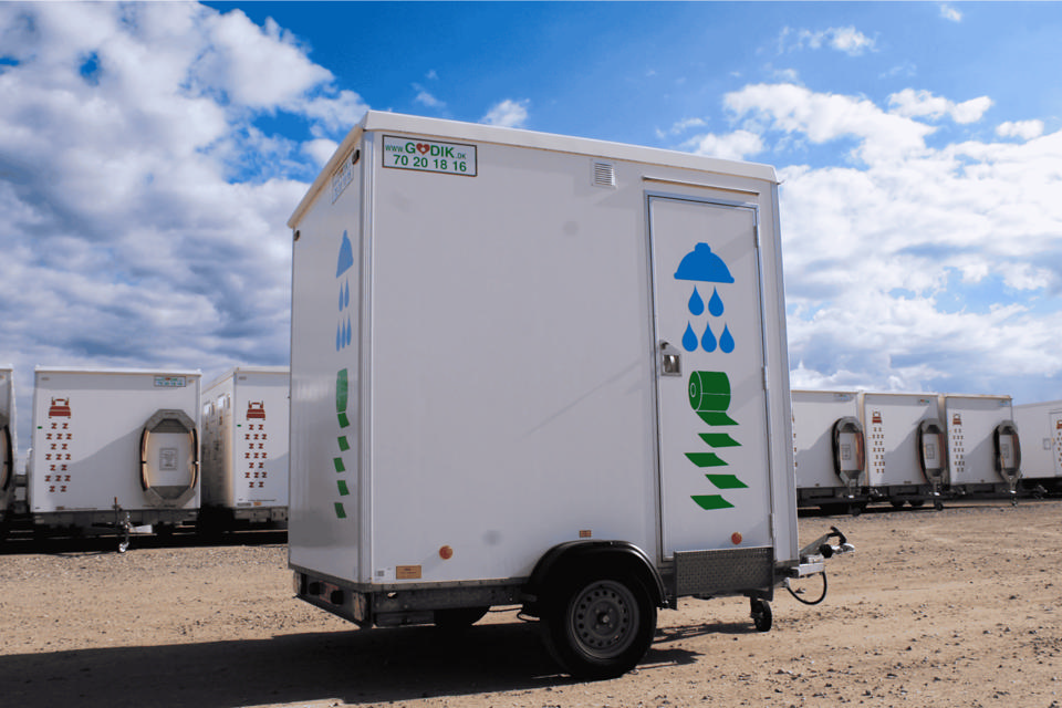 Badmobil - mobil badevogn med toilet