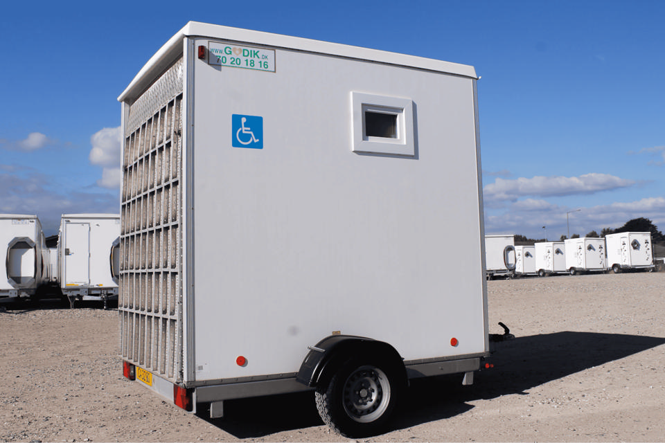 Handicap/puslevogn med tank - Pusle- og Handicaptoiletter