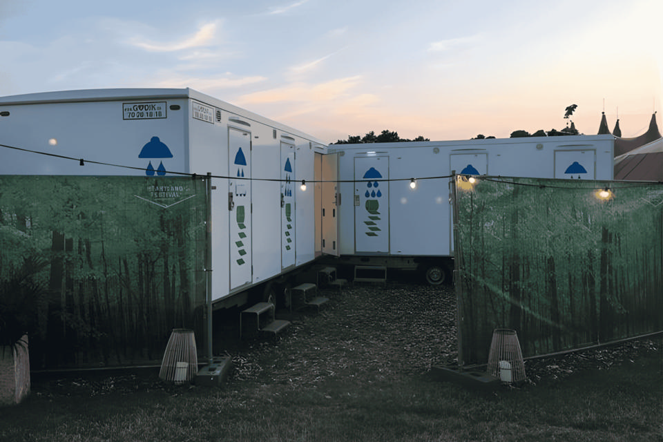 Badevogn med 3 badeværelser - Brugtmarked