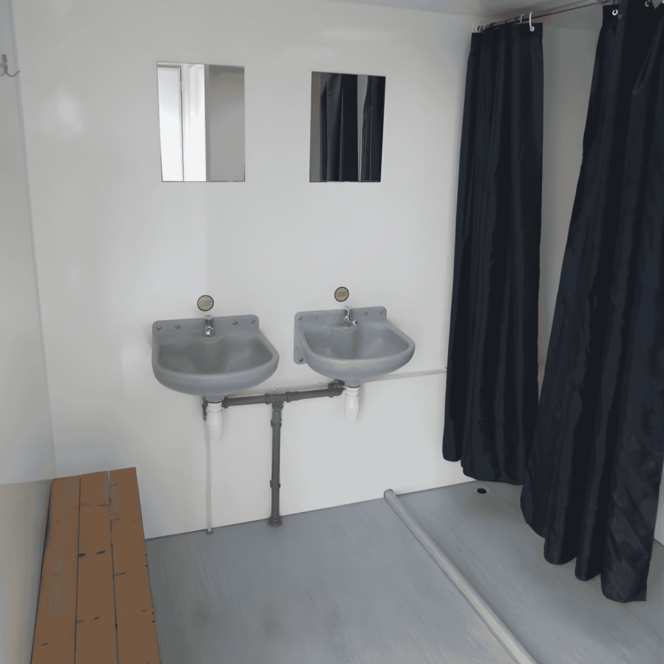 Badevogn m/gasvandvarmer til 8 personer - Brugtmarked