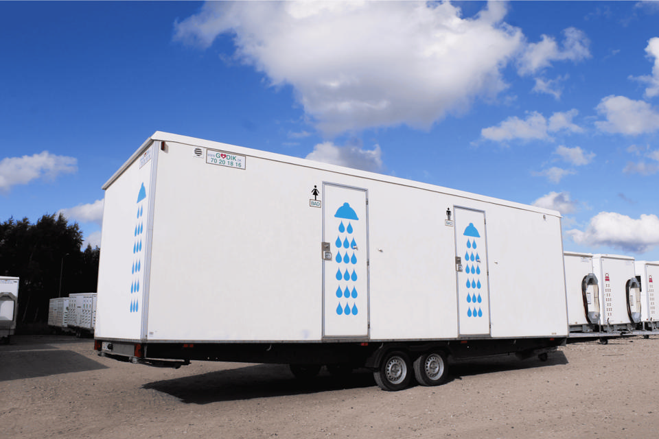 Badevogn m/gasvandvarmer til 8 personer - Brugtmarked