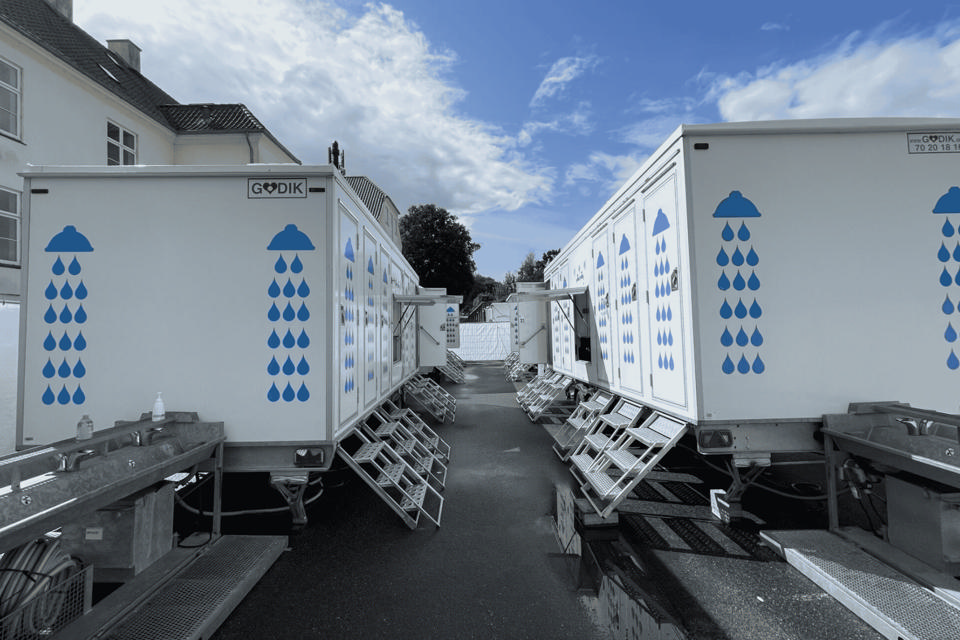 Badevogn m/oliefyr til 12 personer - Badvogne- og moduler