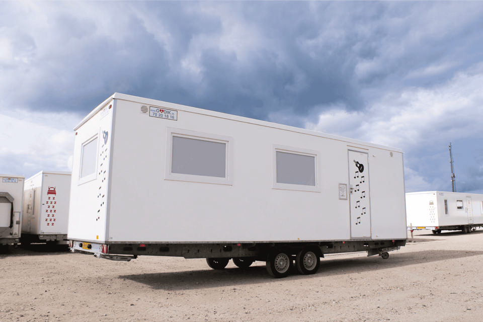 Kontorvogn med 1 rum - Brugte kontor- og mandskabsvogne