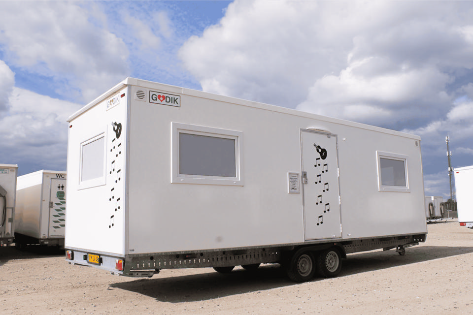 Kontorvogn med 2 rum - Brugte kontor- og mandskabsvogne