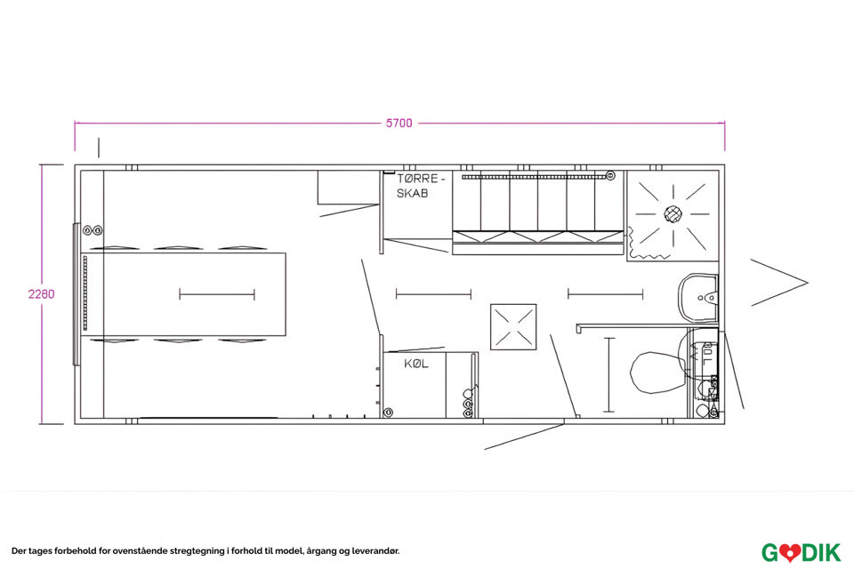 6 personers mandskabsvogn - Mandskabs- og skurvogne