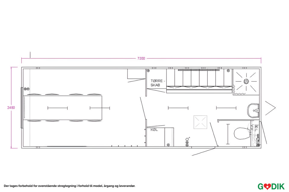 8 personers mandskabsvogn - Mandskabs- og skurvogne