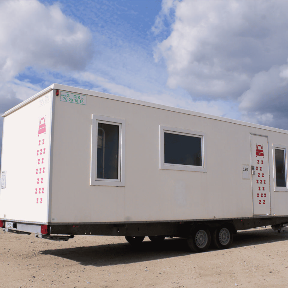 Beboelsesvogn 4 personer, 9 meter - Brugte beboelse- og køkkenvogne