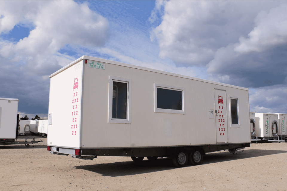 Beboelsesvogn 4 personer, 9 meter - Brugte beboelse- og køkkenvogne