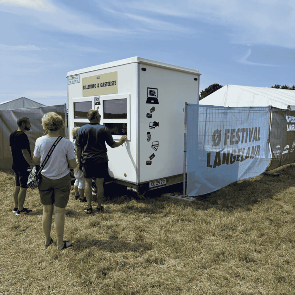 Lille billetvogn - Billet- og informationsvogne