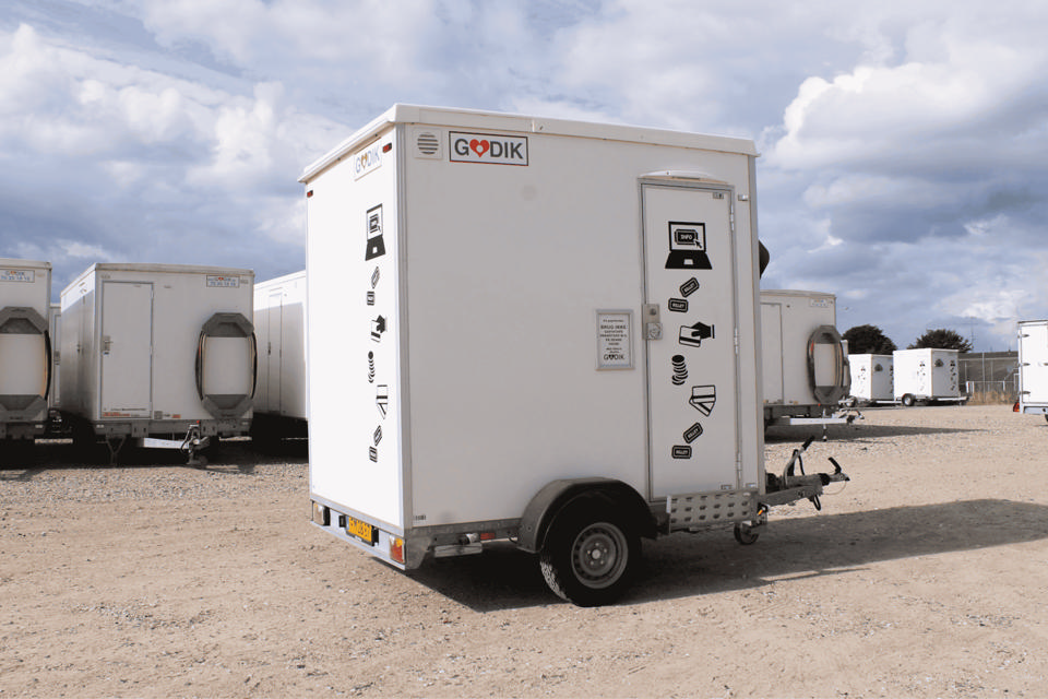 Lille billetvogn - Billet- og informationsvogne