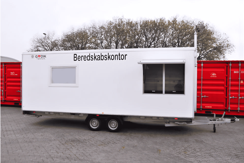 Beredskabskontor - Produktions- og securityvogne