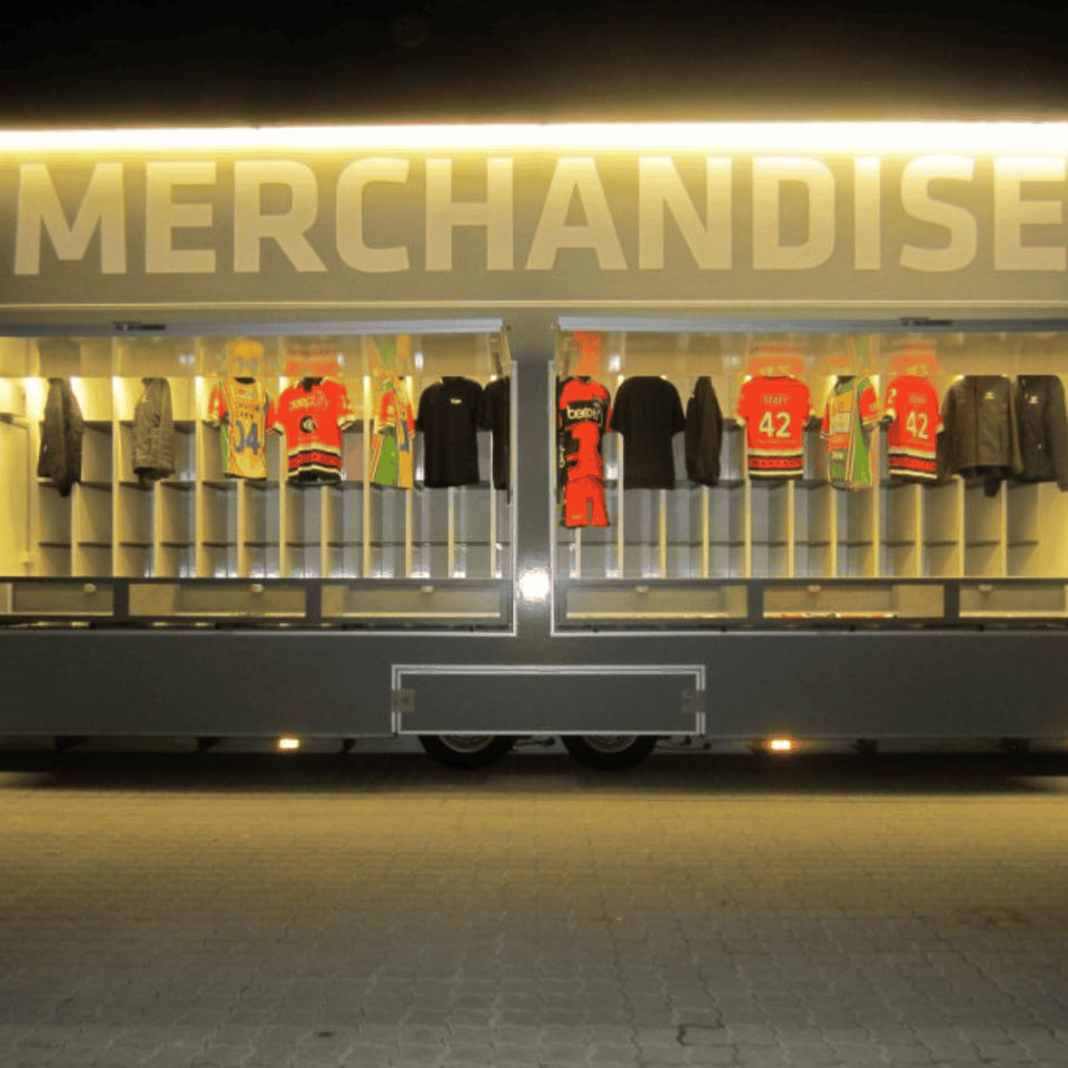Merchandisevogn - Salgs- og merchandiseboder