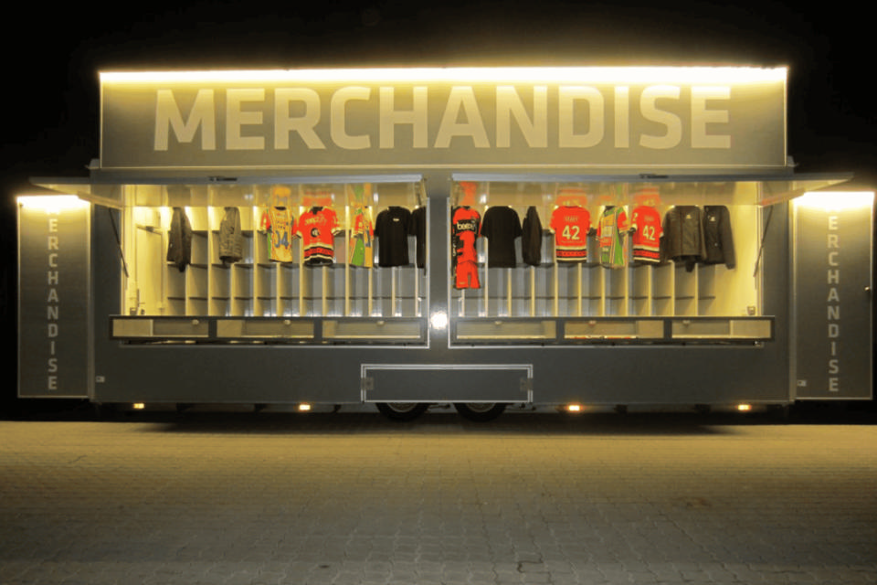 Merchandisevogn - Salgs- og merchandiseboder