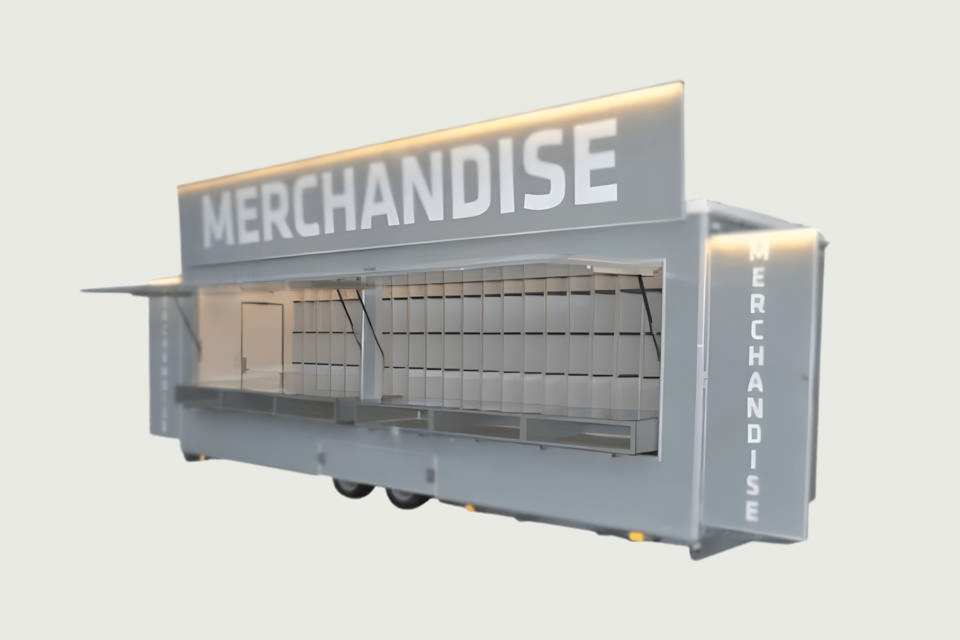 Merchandisevogn - Salgs- og merchandiseboder