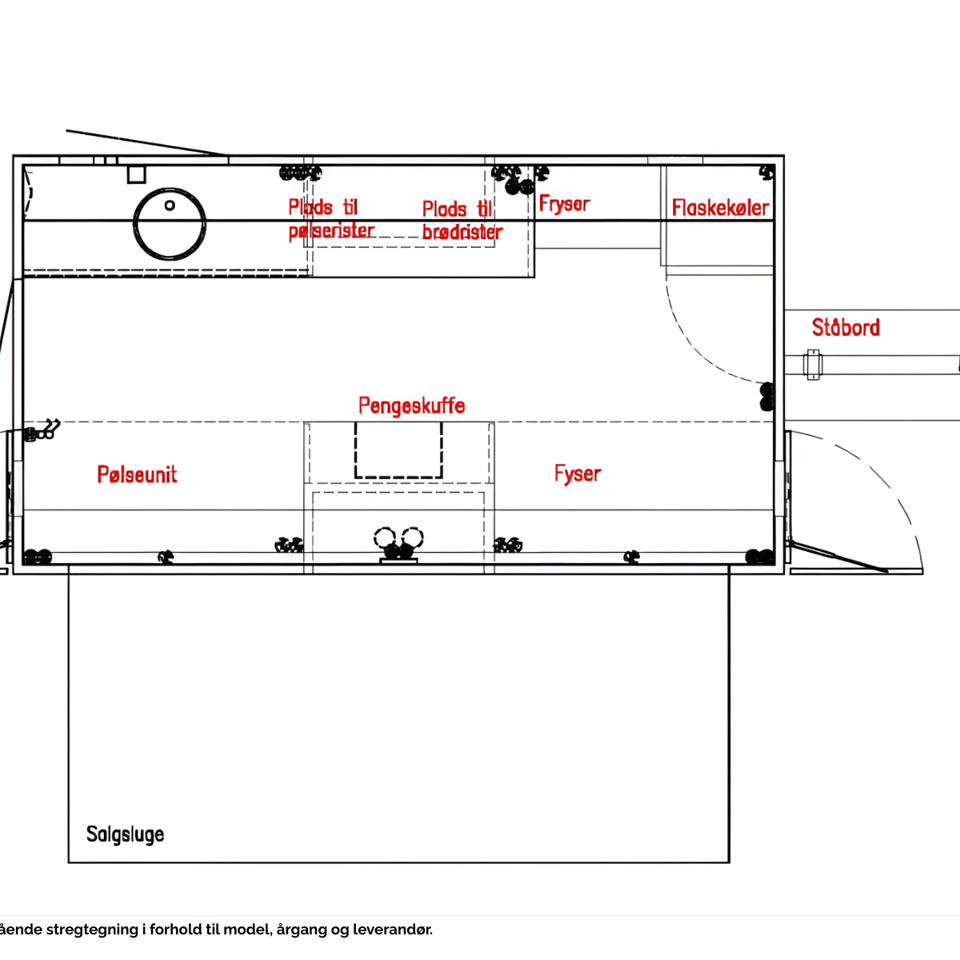 Salgsvogn - Salgs- og merchandiseboder