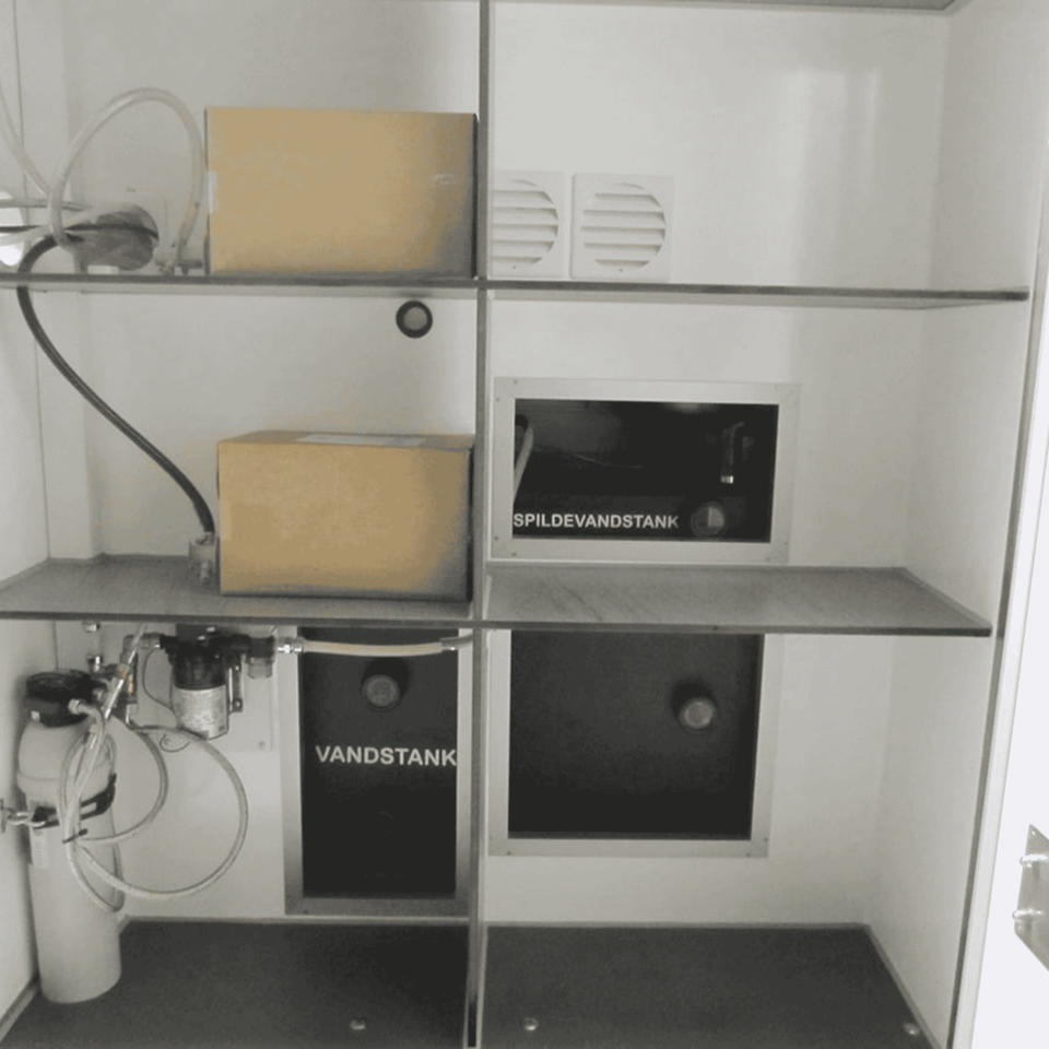 Servicemodul for kaffe mv. - Salgs- og merchandiseboder