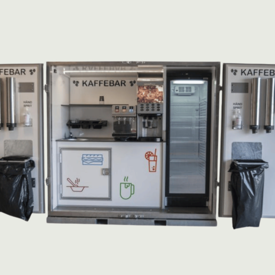 Servicemodul for kaffe mv. - Salgs- og merchandiseboder