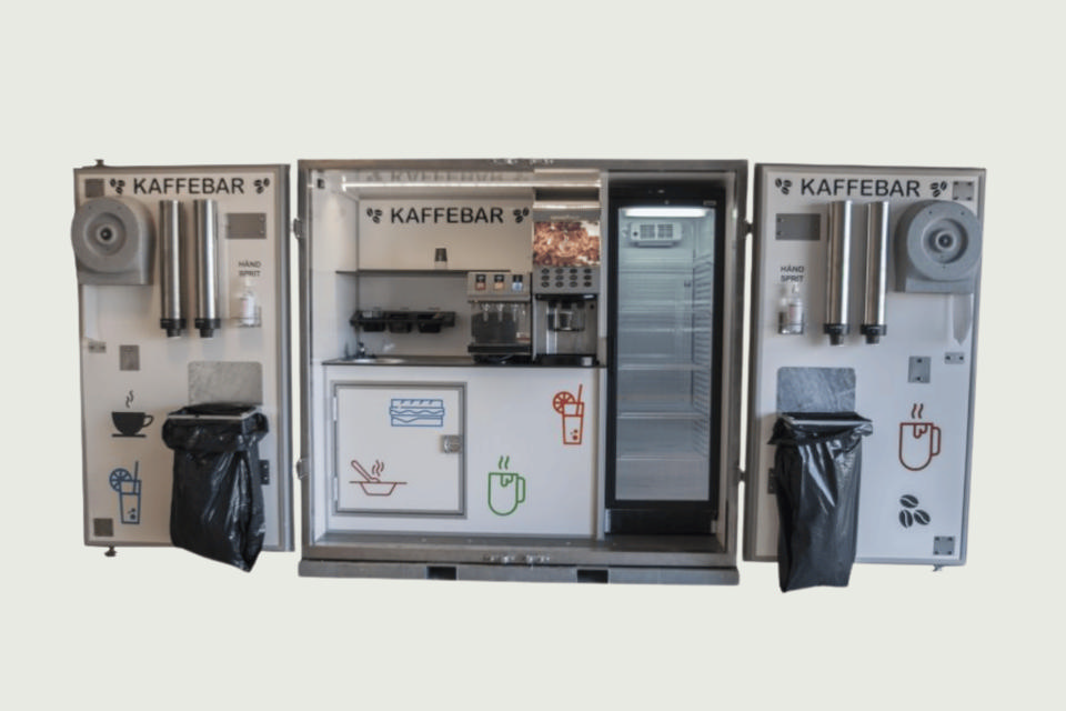 Servicemodul for kaffe mv. - Salgs- og merchandiseboder
