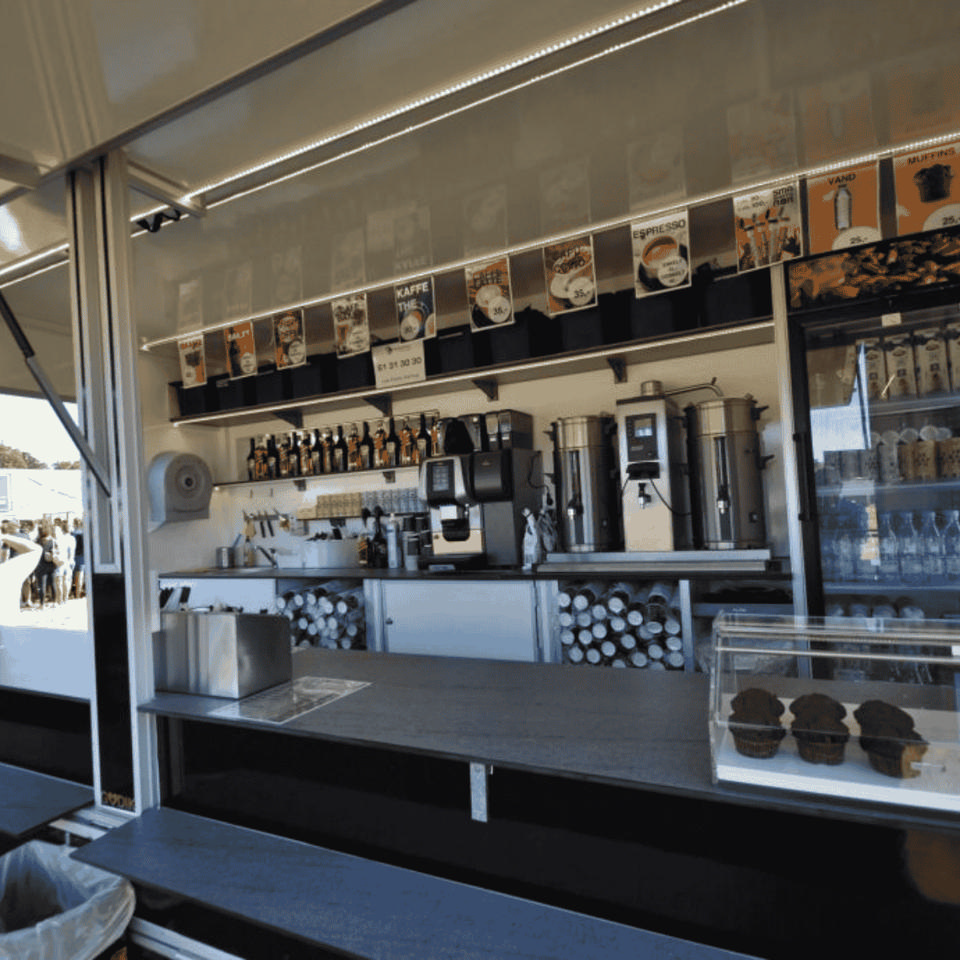 Kaffevogn - Salgs- og merchandiseboder