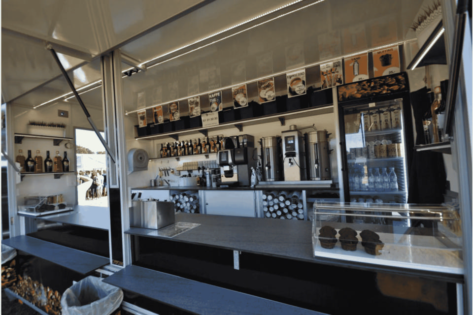 Kaffevogn - Salgs- og merchandiseboder