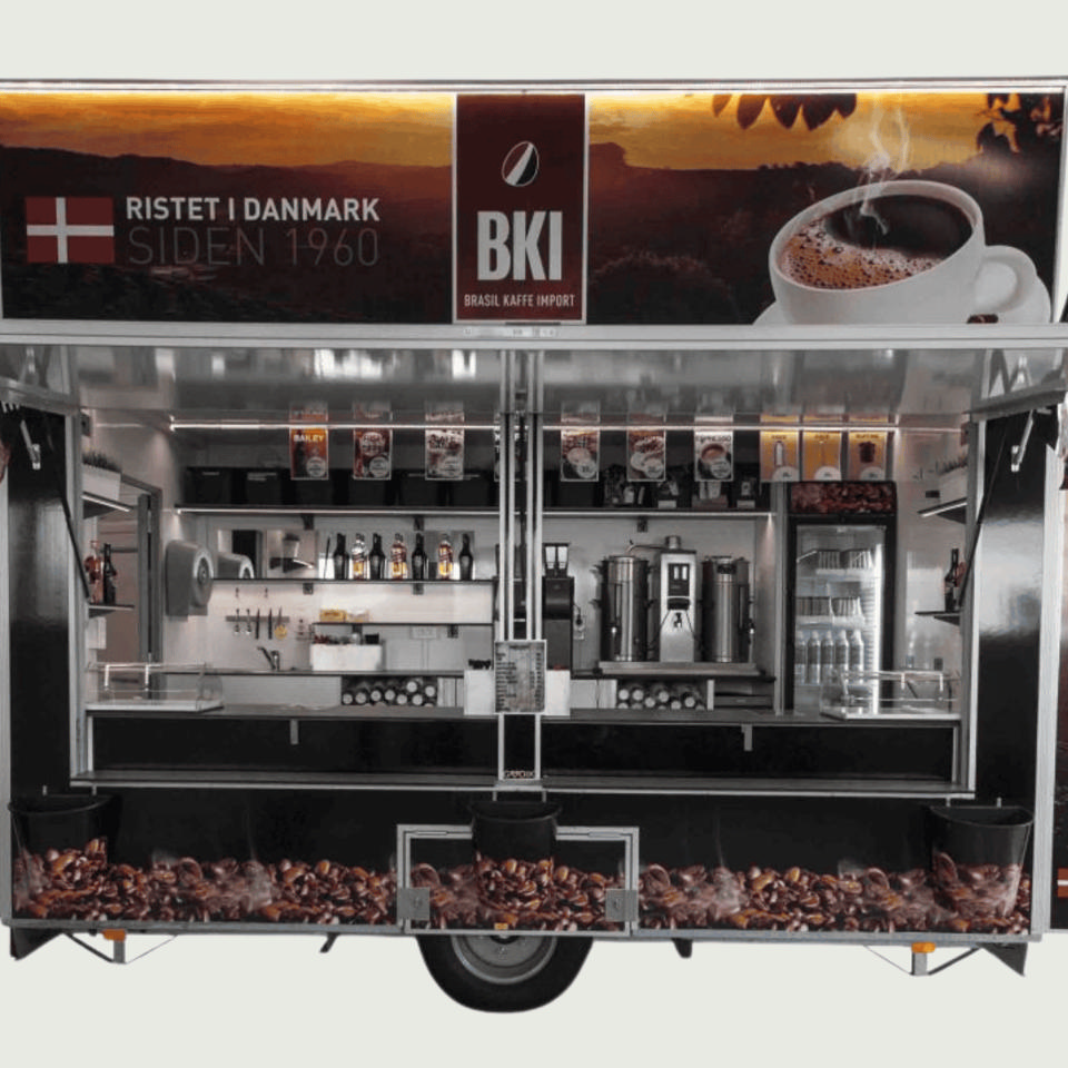 Kaffevogn - Salgs- og merchandiseboder