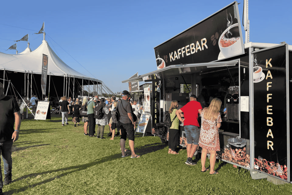 Kaffevogn - Salgs- og merchandiseboder