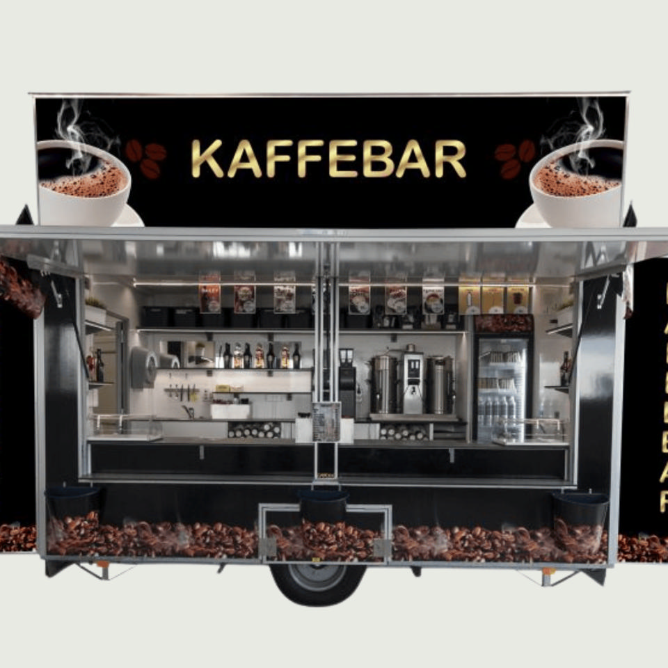 Kaffevogn - Salgs- og merchandiseboder