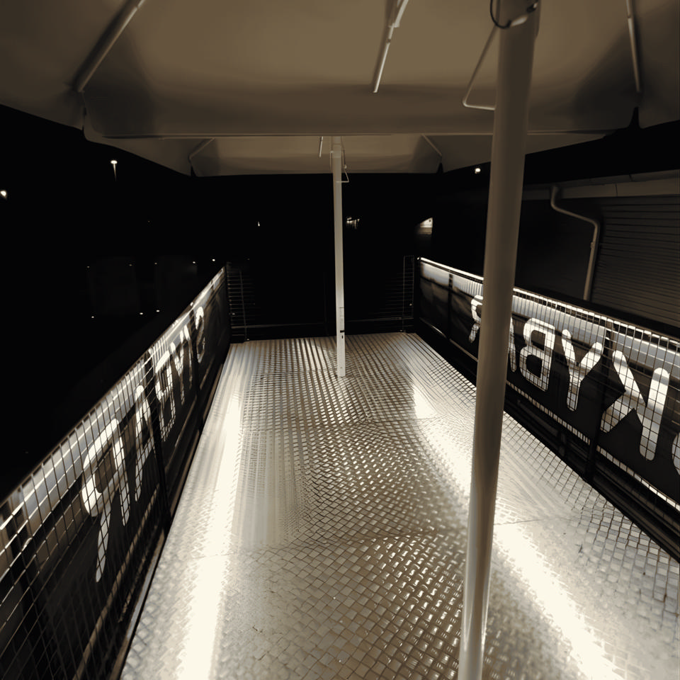 Skybar med tagterasse - Salgs- og merchandiseboder