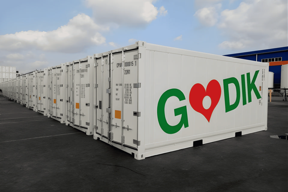 Køle/frysecontainer 20