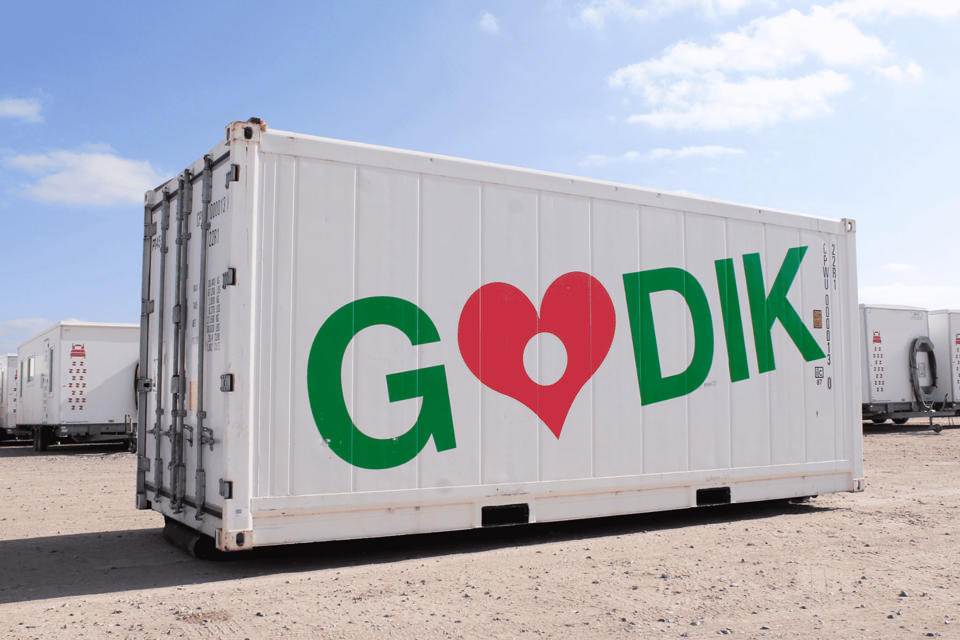 Køle/frysecontainer 20