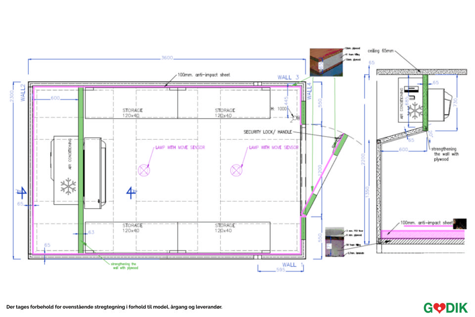 Køle/fryse modul - Køl & frys