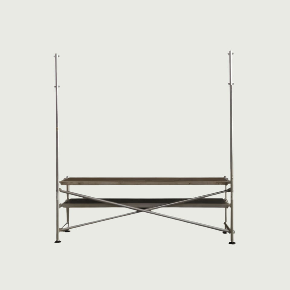 Palle med 10 stilladsbarer - Salgs- og merchandiseboder