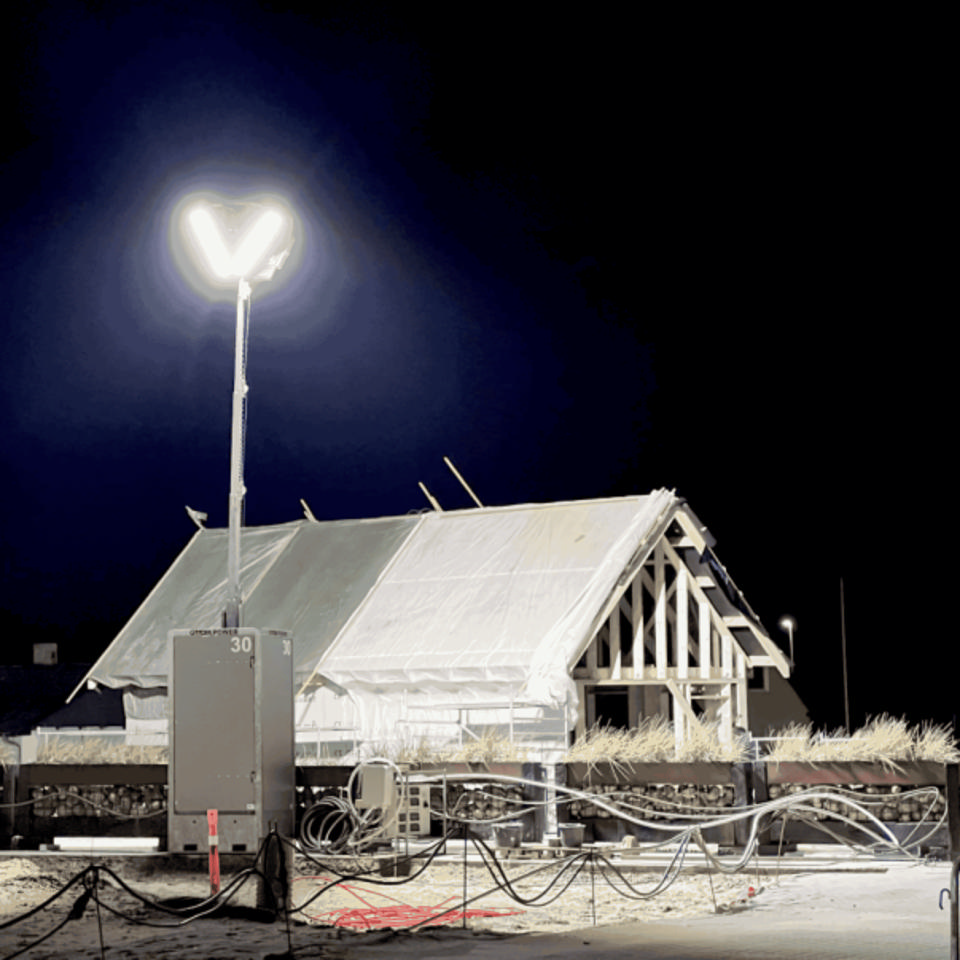 Lystårn 9 meter - Lystårne og arbejdslys