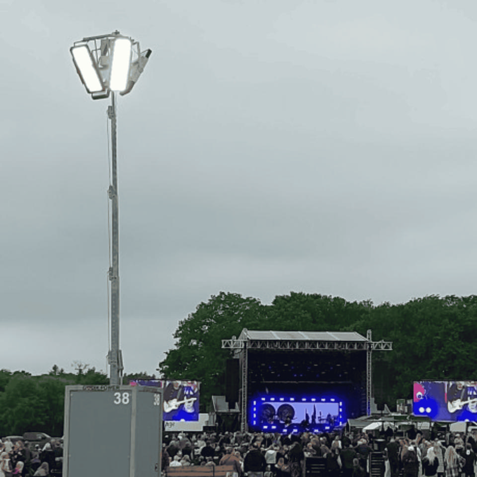 Lystårn 9 meter - Lystårne og arbejdslys