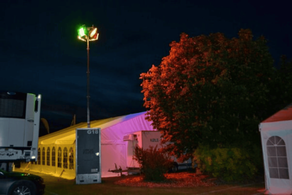 Lystårn 9 meter - Lystårne og arbejdslys