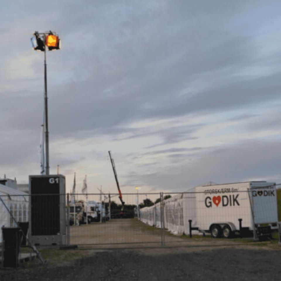 Lystårn 9 meter - Lystårne og arbejdslys