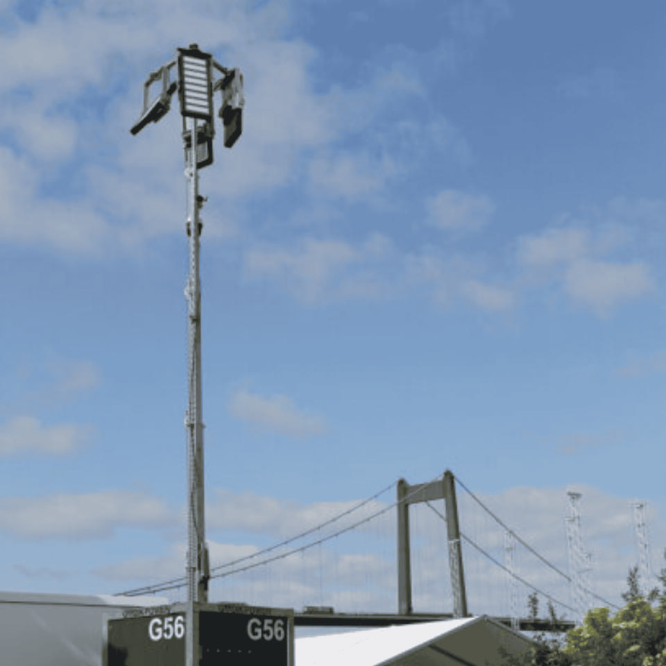 Lystårn 9 meter - Lystårne og arbejdslys