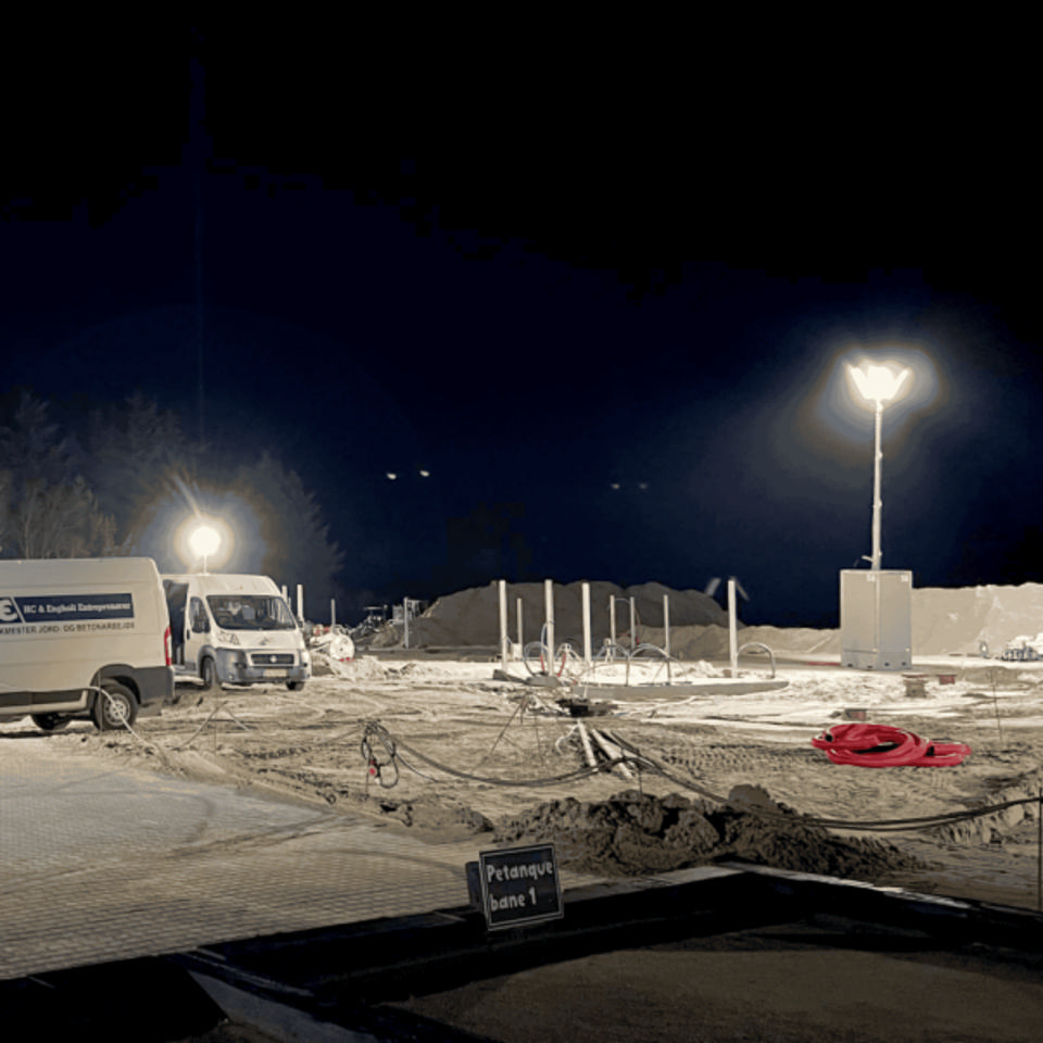 Lystårn 9 meter - Lystårne og arbejdslys