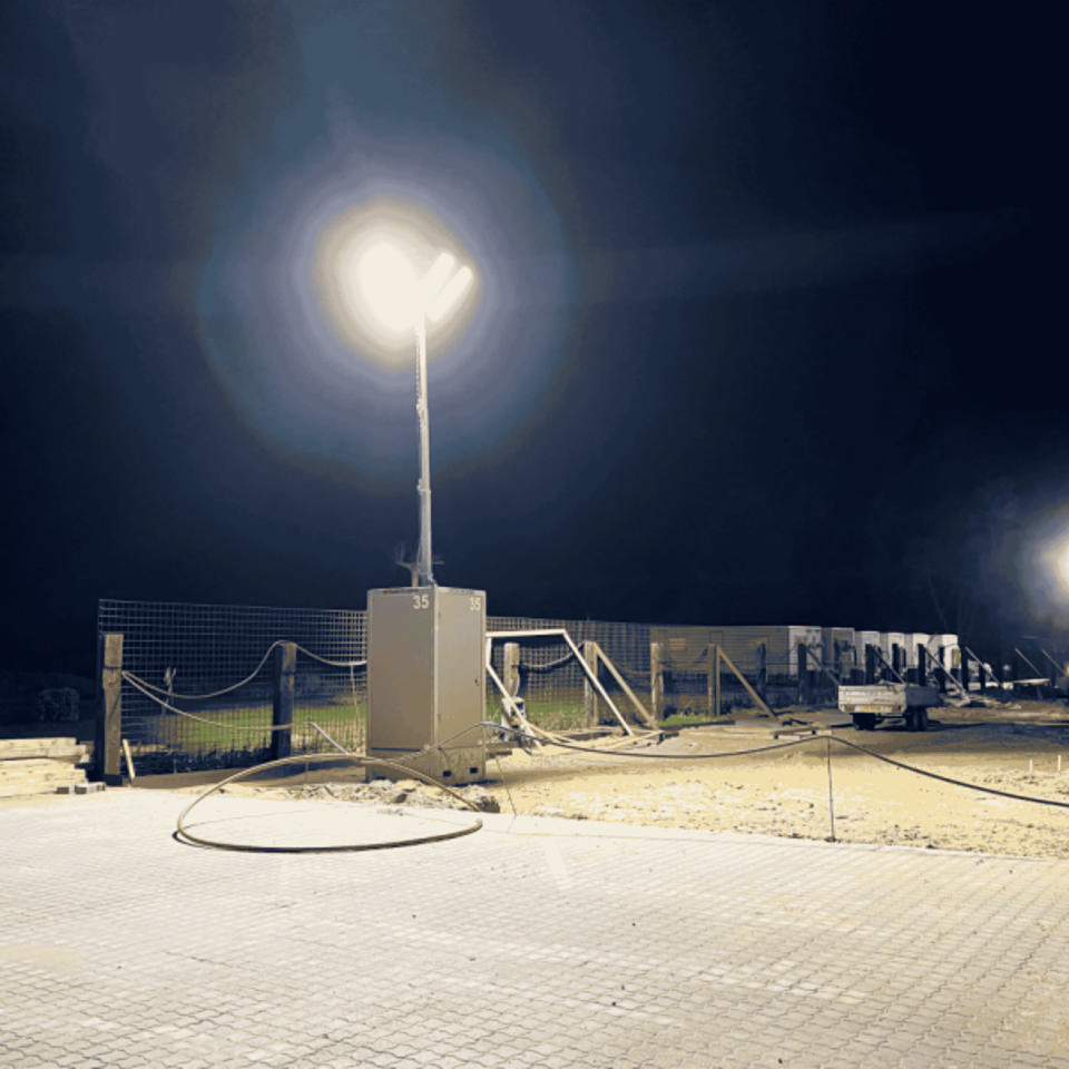 Lystårn 9 meter - Lystårne og arbejdslys