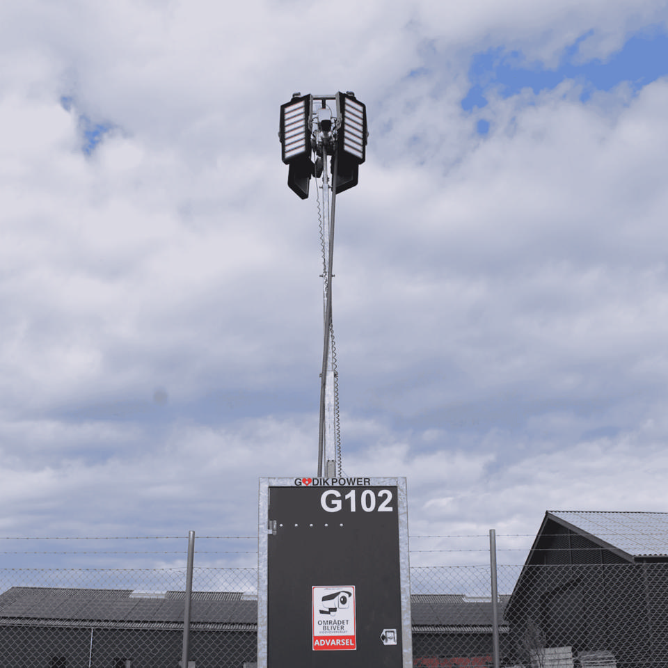 Lystårn 9 meter - Lystårne og arbejdslys