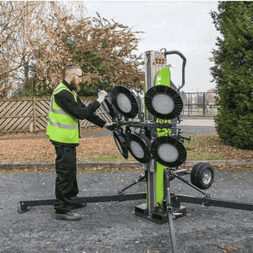 K65 Quad Pod lysmast - Lystårne og arbejdslys