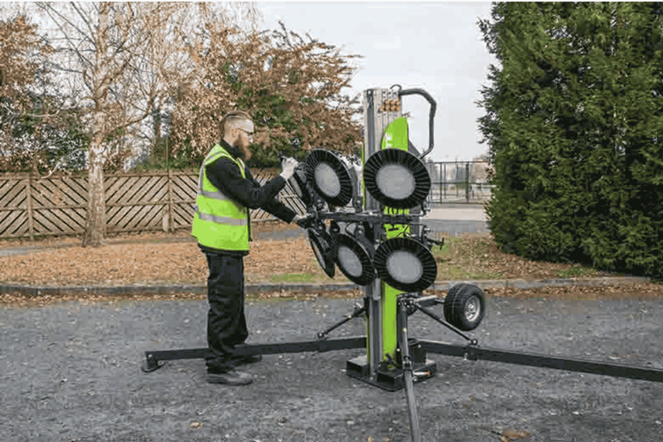 K65 Quad Pod lysmast - Lystårne og arbejdslys