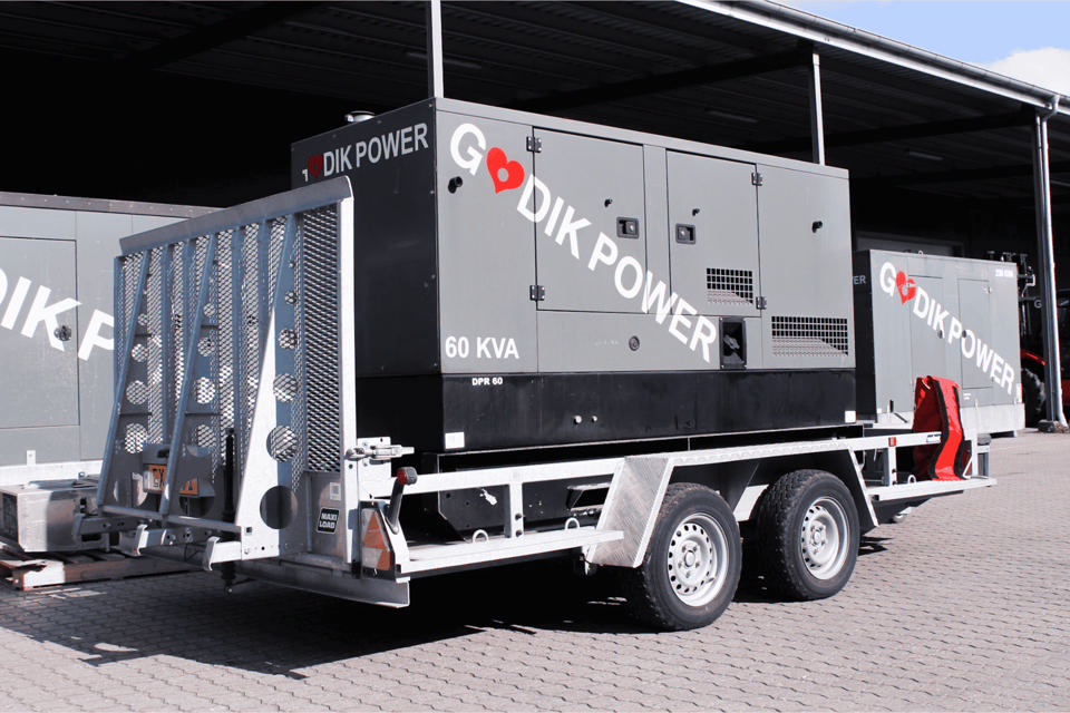 Diesel generator 60 kVA - Generatorer